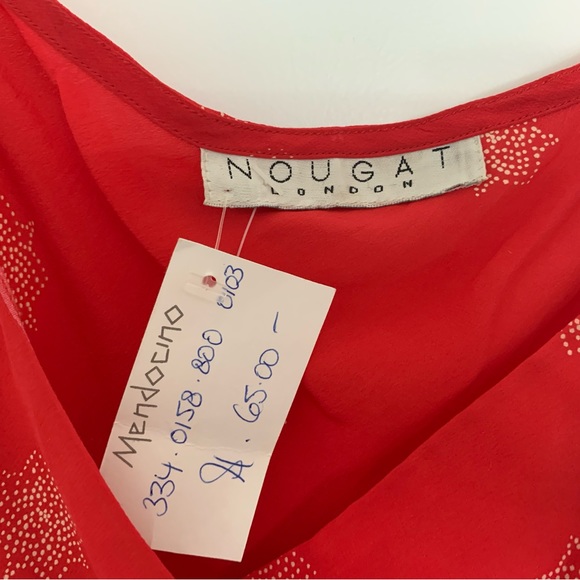 NOUGAT LONDON (NWT)✨RED MIDI DRESS - Picture 5 of 5